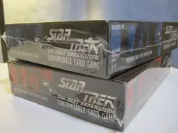 Star Trek Next Generation Customizable Card Game CCG Edition 1 2 New Sealed Lot - Image 5