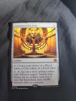 Mtg Transmutation Font # 28 The Big Score OTJ Regular Mythic Rare - Image 1