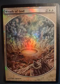 Magic: The Gathering Wrath of God Player Rewards White Sorcery Promo Foil Ron S… - Image 1