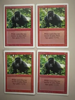 Kird Ape 4er Playset - MTG - REVISED (3rd) - ENGLISCH - ©1994 M/NM Common - Image 1