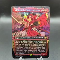 Gilgamesh, Master-at-Arms Borderless #0338 (Foil) - MTG Final Fantasy - NM - Image 1