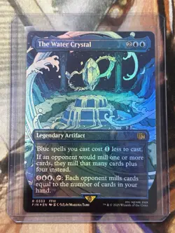 FOIL The Water Crystal (Borderless) MTG Final Fantasy #0333 English - NM/M 🔥 - Image 3