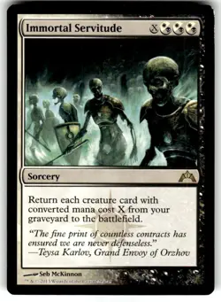 MTG Magic the Gathering Immortal Servitude (220/257) Gatecrash LP - Image 1