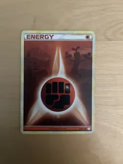 Pokemon Fighting Energy HeartGold SoulSilver Regular Card 120/123 HP - Image 1