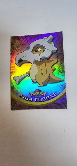 2000 Pokemon Topps Series 2 Foil Holo #104 CUBONE Rainbow - Image 1