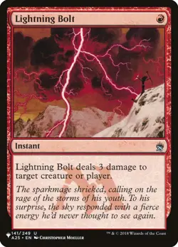 MTG Magic the Gathering Lightning Bolt (429/1104) The List LP - Image 1