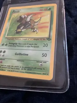 🍃Pokemon TCG Pinsir Holo Rare Card 9/64 Jungle Unlimited Lp/mp🍃 - Image 3