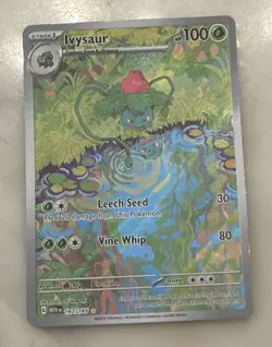 Pokemon TCG Ivysaur Scarlet & Violet 151 IR #167/165 - Image 1