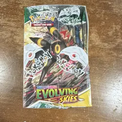 Pokemon Sword & Shield Evolving Skies Booster Box Rayquaza Umbreon Sealed - Image 5