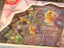 LOT OF 5 NEW Pokemon TCG: Mimikyu Alcremie ex Premium KNOCK OUT MEGA TIN EVOL - Image 4