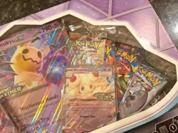 LOT OF 5 NEW Pokemon TCG: Mimikyu Alcremie ex Premium KNOCK OUT MEGA TIN EVOL - Image 5