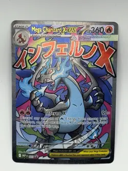 Pokemon Mega Charizard X EX Promo Me: Mega Evolution 023 360 HP Holo Saboteri - Image 1