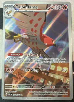 Pokemon Talonflame 091/088 91 English NM Perfect Order Mega Evolution IR - Image 1