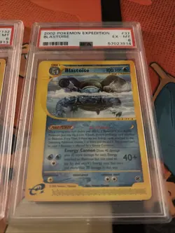 2002 Pokemon Expedition Squirtle & Blastoise (Lot Of 2) Both PSA 6 - Image 3