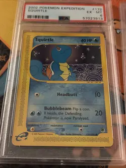 2002 Pokemon Expedition Squirtle & Blastoise (Lot Of 2) Both PSA 6 - Image 4