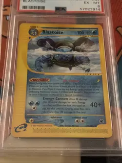 2002 Pokemon Expedition Squirtle & Blastoise (Lot Of 2) Both PSA 6 - Image 5