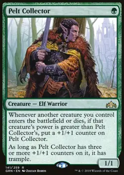 MTG Magic the Gathering Pelt Collector (141p/89) Guilds of Ravnica Promos NM - Image 1