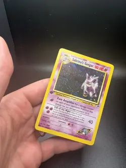 1st Edition Sabrina's Gengar 14/132 Holo Gym Heroes Pokemon NM - Image 5