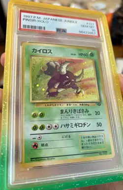 Pokemon PSA 10 Pinsir Japanese Jungle Holo Rare With Swirl - Image 4