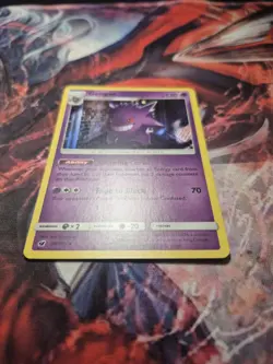 Pokemon Gengar Holo Rare Sun & Moon Crimson Invasion #38 38/111 LP - Image 3