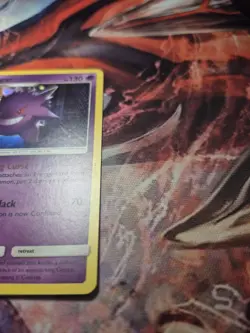 Pokemon Gengar Holo Rare Sun & Moon Crimson Invasion #38 38/111 LP - Image 4