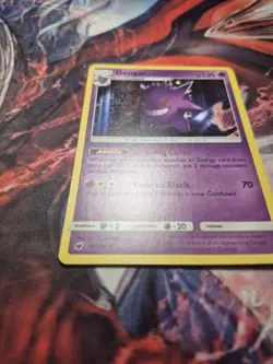 Pokemon Gengar Holo Rare Sun & Moon Crimson Invasion #38 38/111 LP - Image 5