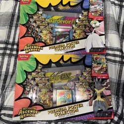 2x Pokemon Ascended Heroes Premium Poster Collection Gardevoir & Lucario - Image 1