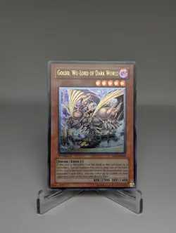 Yugioh! - Goldd, Wu-Lord of Dark World Ultimate Rare 1st Edition LP EEN-EN024 - Image 1