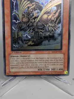 Yugioh! - Goldd, Wu-Lord of Dark World Ultimate Rare 1st Edition LP EEN-EN024 - Image 2