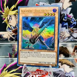 Yugioh Blackwing - Bora the Spear BLCR-EN057 Ultra Rare 1st Ed Near Mint - Image 1