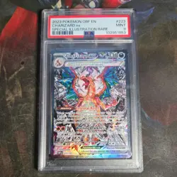 Pokemon Obsidian Flames Charizard EX Special Illustration Sir #223/197 PSA 9 - Image 1