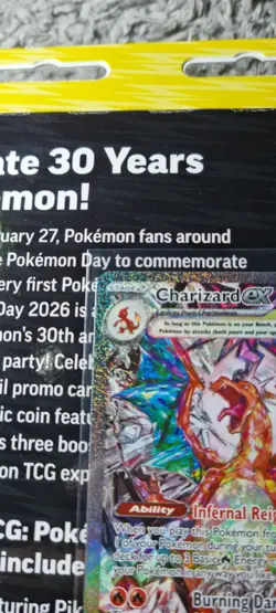 Pokemon TCG Obsidian Flames Charizard EX Card 223/197 NM Condition - Image 2