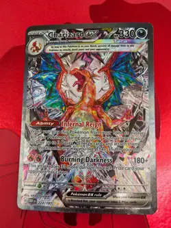 Charizard ex 223/197 SV03 Obsidian Flames Special Illustration Rare Pokemon NM - Image 1