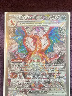 Pokemon TCG Obsidian Flames Charizard EX Card 223/197 NM Condition - Image 1