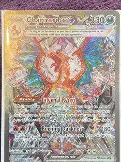 Pokemon TCG Obsidian Flames Charizard EX Card 223/197 NM Condition - Image 2