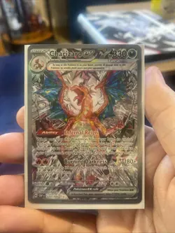 Pokemon TCG Obsidian Flames Charizard EX Card 223/197 NM Condition - Image 3