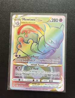 Pokemon TCG Mewtwo Vstar Pokemon Go 079/078 Holo Secret Rare - Image 1