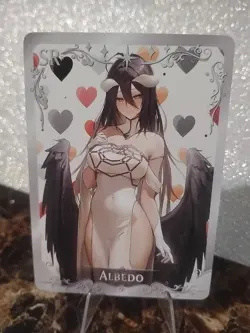 Goddess Trail Albedo (Overlord) SR Sexy Waifu Trading Card - Image 1