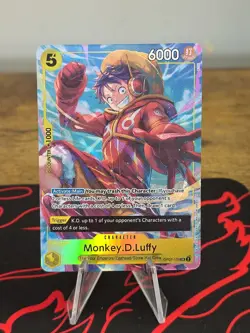 One Piece Illustration Box Volume 3 Monkey D Luffy Promo Alt Art Card English - Image 1