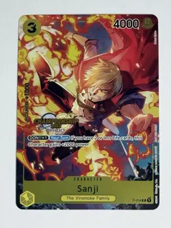 Sanji (CS 2023 Event Pack) P-034 One Piece Championship Promo Card English - Image 1
