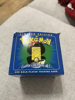 Pokemon 23K Gold Plated Togepi Trading Card 1999 Burger King Limited Edition - Image 3