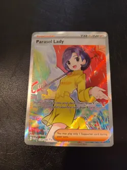 Parasol Lady 238/182 Paradox Rift Full Art Ultra Rare Holo Card - Image 1