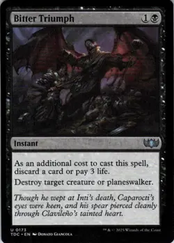 Bitter Triumph - Commander: Tarkir: Dragonstorm - 173 NM - Image 1