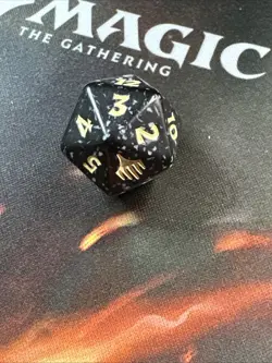 x1 MTG: Final Fantasy: Prerelease Spindown Die (Yellow) - Image 5