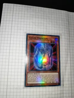 YuGiOh Maze of the Master MZTM-EN Clear Phantom MZTM EN037 Super Rare - Image 1