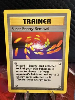 1999 Pokemon Base Set Super Energy Removal 79/102 Trainer WOTC LP - Image 1
