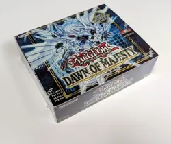 YuGiOh Dawn of Majesty Booster Box Factory Sealed 1st Edition - Image 1