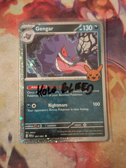 Gengar 57/91 Near Mint Cosmo Holo Bleed Trick Or Trade Pokemon Tcg Near Mint - Image 1