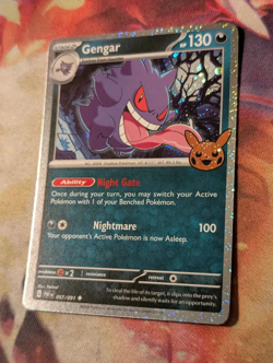 Gengar 57/91 Near Mint Cosmo Holo Bleed Trick Or Trade Pokemon Tcg Near Mint - Image 3