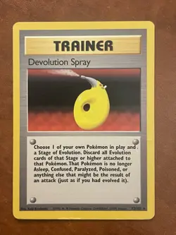 Pokemon Devolution Spray Base Set 72/102 Rare Trainer Regular 1999 English - Image 1